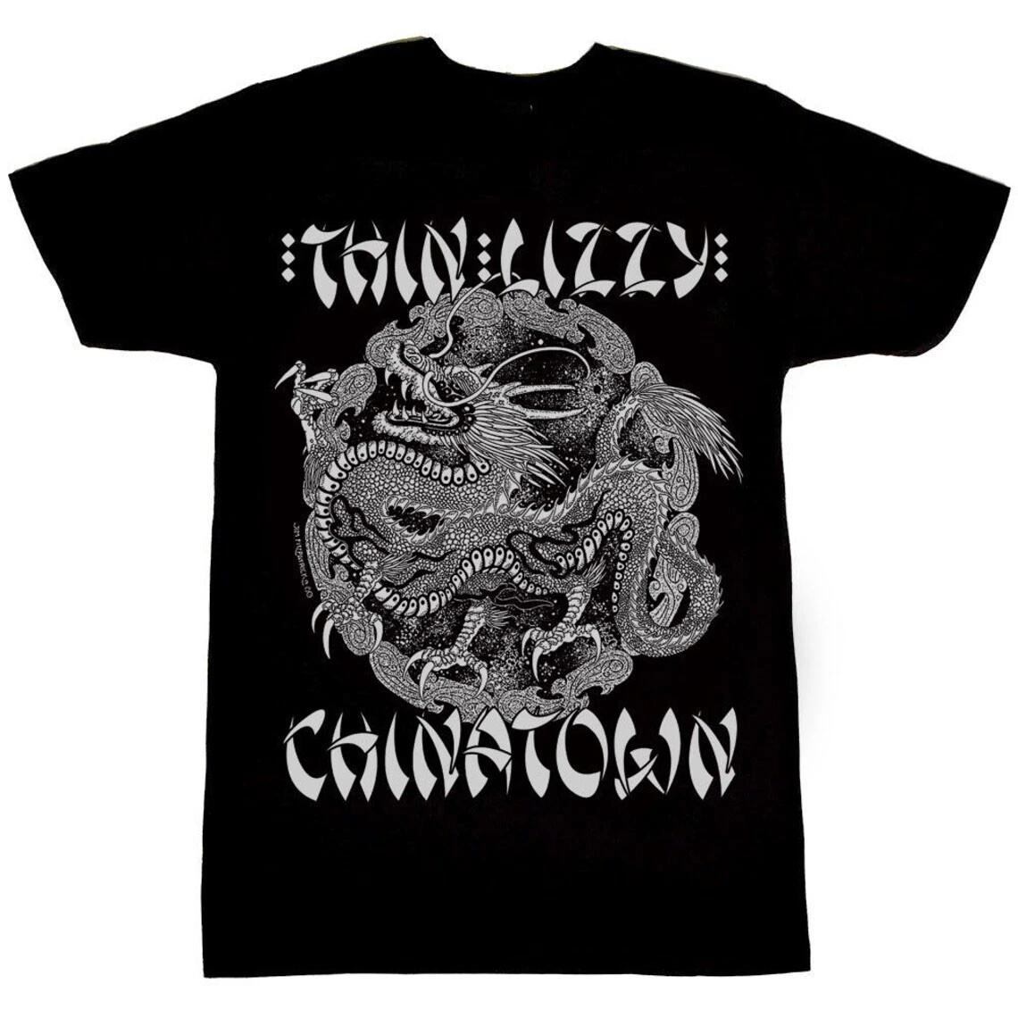 Thin Lizzy Chinatown Concert Men T-shirt Black All Sizes S-5XL 1T210 M