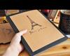 Korean Handmade Cowhide Eiffel Tower A4 Retro Photo Album 
