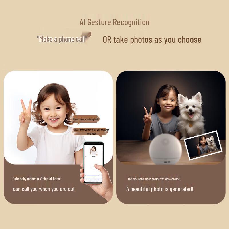 EZVIZ C6c 4K 8MP Chytrá vnitřní Wi-Fi bezpečnostní kamera (CN verze)
