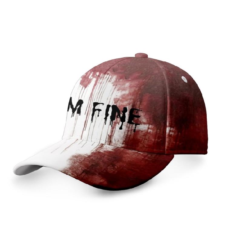 Creep Halloween Baseball Hat for Various Parties Unisex Baseball Caps for Costume Enthusiasts Halloween Props Headpiece