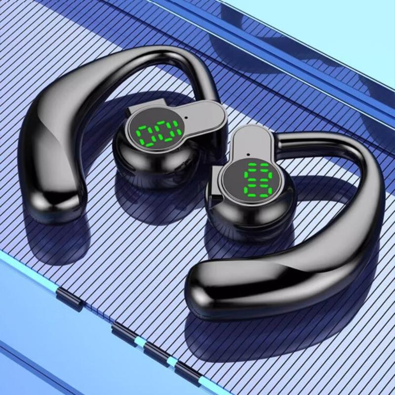 Wireless Earbuds Earphone With Ear Hooks Long Battery Life Noise Cancelling Digital Display-compatible Widely Used For P