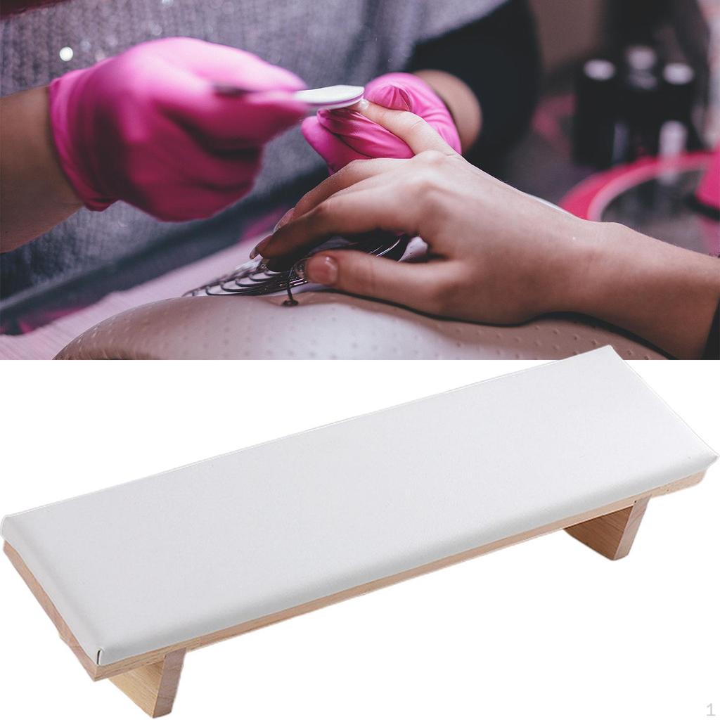 Hand Rest ,Professional ,Wood, Memory Foam Practical Accessories Soft Wrist Pad Support Manicure