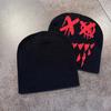 Venom Knit Pattern Beanie Cap With Warmth Trendy Design Hat For Winter Gift