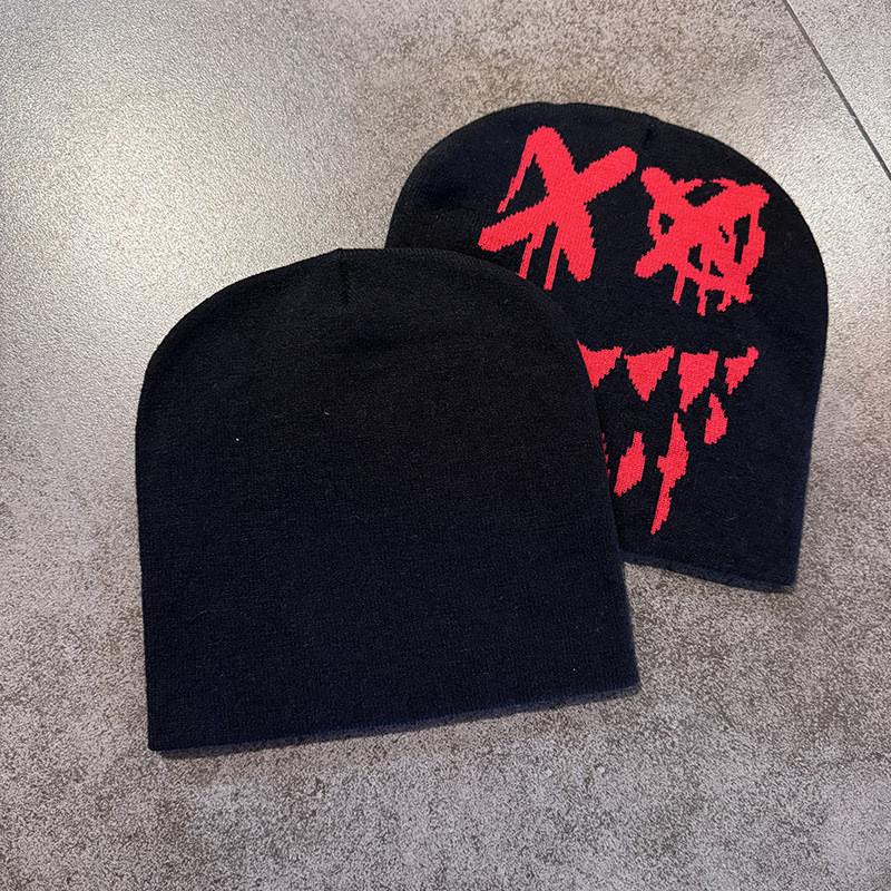 Venom Knit Pattern Beanie Cap With Warmth Trendy Design Hat For Winter Gift