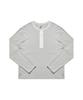 Weibeugeon Cupro Henley Neck T-Shirt Gray