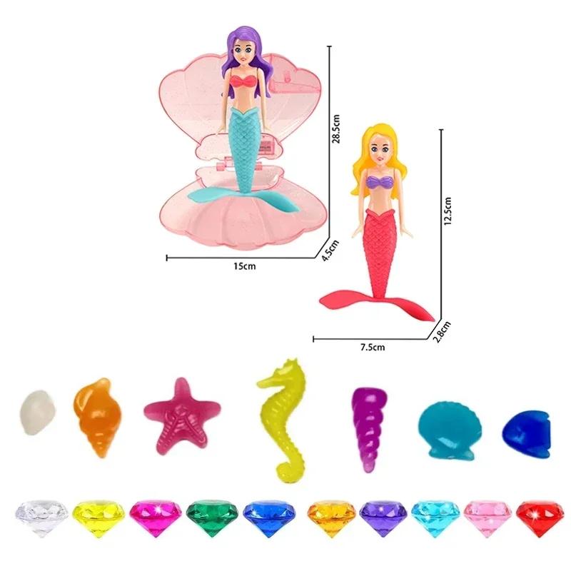 High-Quality Mermaid High-Quality Dive Play Sets High-Quality Transparent High-Quality Shell High-Quality Bath High-Quality Toys High-Quality