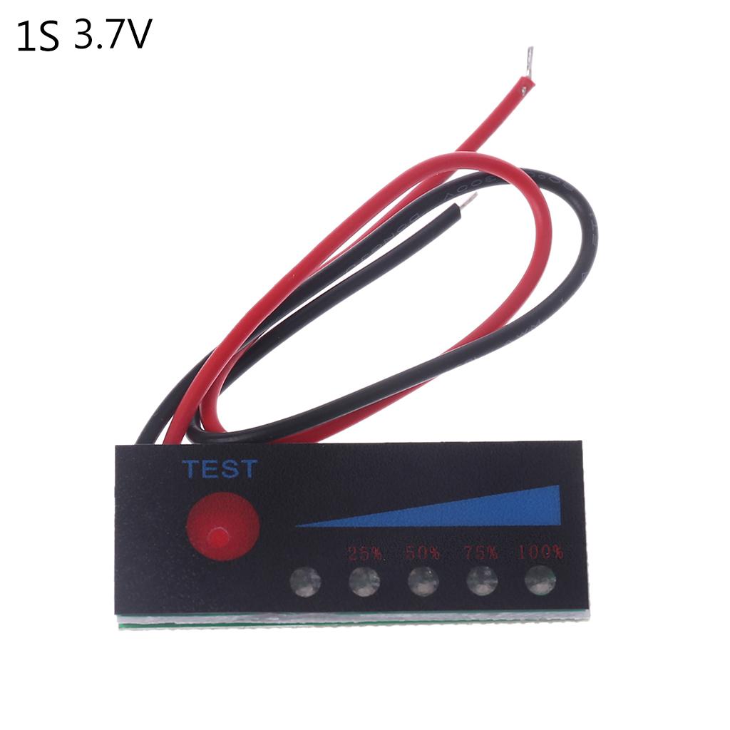 Practical Battery Capacity Indicator Battery Level Indicator Tester LCD Display
