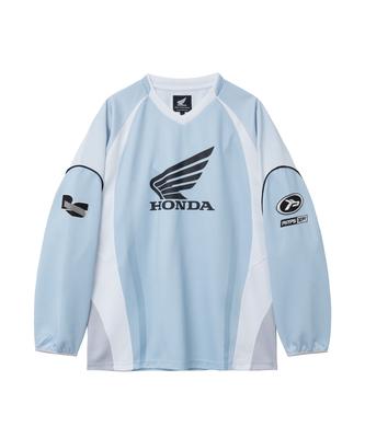 PHYPS MOTORCYCLE Motorcycle Jersey Long Sleeve Light Blue