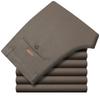 Men's High Waist Double Pleated Cotton Pants - Spring/Summer, Loose Straight Leg, Plus Size