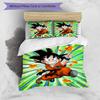 3pcs Dragon Ball4 Design Cover Set - HD Printed Bedding with 1 Cover and 2 Pillowcases - Perfect for Home and Dorm Decor