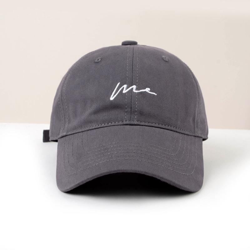 Burgundy Big Head Circumference Hat Baseball Cap Big Face Showing Small Face Wide Brim Female Enlarged Deepened Top Red Cap