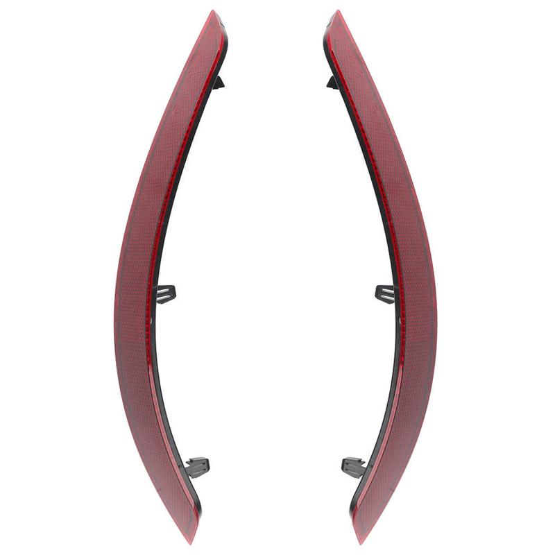 For Volkswagen VW Sharan 2010~2016 7N0945105B 7N0945106B Car Rear Bumper Reflector Taillight Brake Fog Warning Lamp Red Lens