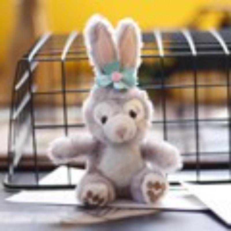 Ins Little Rabbit Pendant Plush Toy Doll Small Rabbit Doll Cute Bag Hanging Decoration Keychain