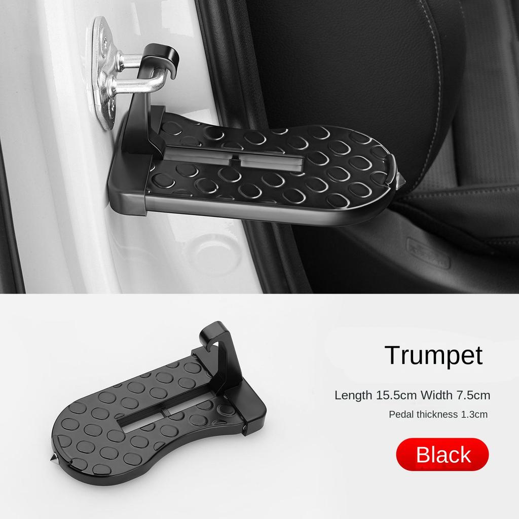 Car Pedal, Universal Car Mounted, with Maximum Functions for Off-road Vehicles Luggage Rack,door Entry Auxiliary Ladder Climber