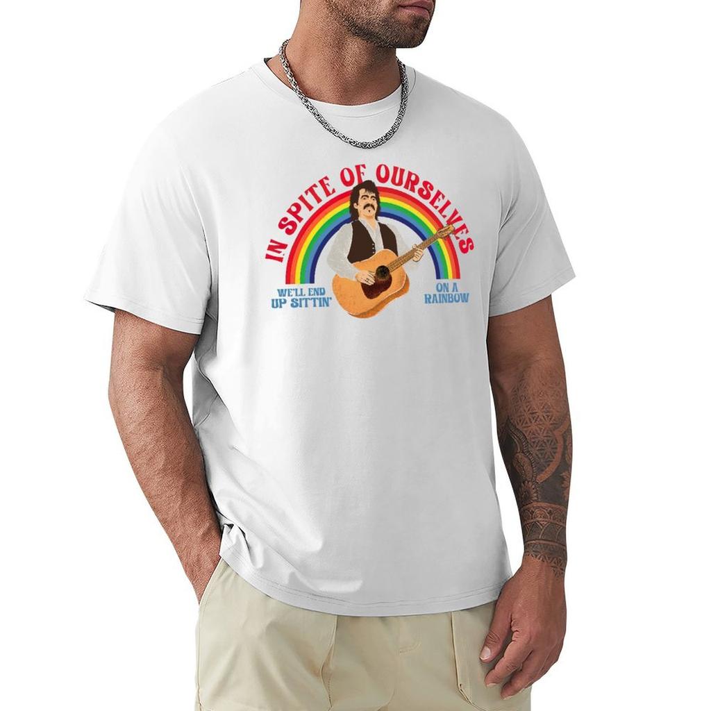 John Prine In Spite Of Ourselves Maglietta Stile Vintage Retro Abbigliamento Palestra Traspirante Manica Corta