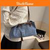 Pu Leopard Print Shoulder Bag For Women With Belt Decor For Daily Casual Use