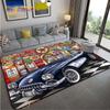 Route66 Motorcycle Carpet for Living Room Bedroom Rugs Kitchen Kids Door Unslip Floor Mats Birthday Gift Photography Props Rug