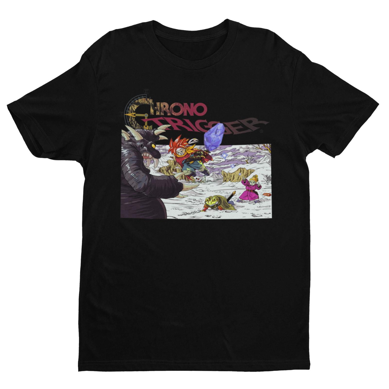 Chrono Trigger SNES Cover Premium Unisex T-shirt Gifts for Him, Her, Video Gam S разноцветный