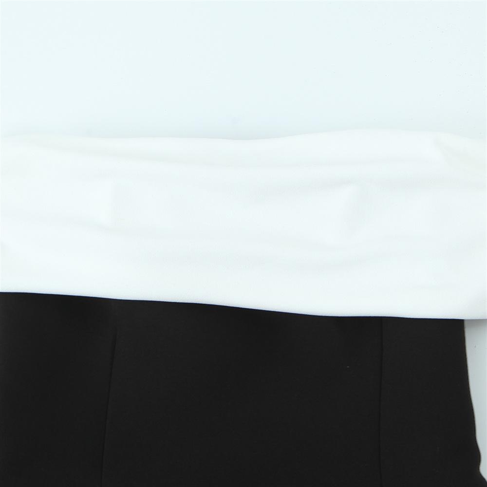 2025 Spring Women's Slim Strapless Patchwork Off-Shoulder Dress