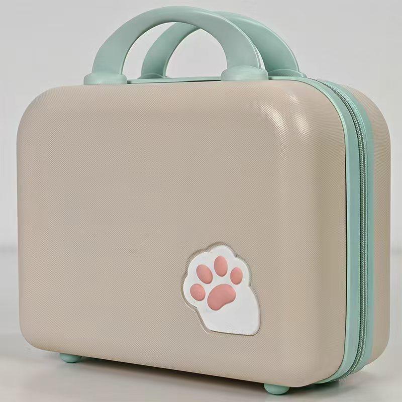 

Милая мультяшная женская сумка и косметичка 14 дюймов - Мини, свежий дизайн, крепится к большому чемодану 31cm x 22cm x 15cm