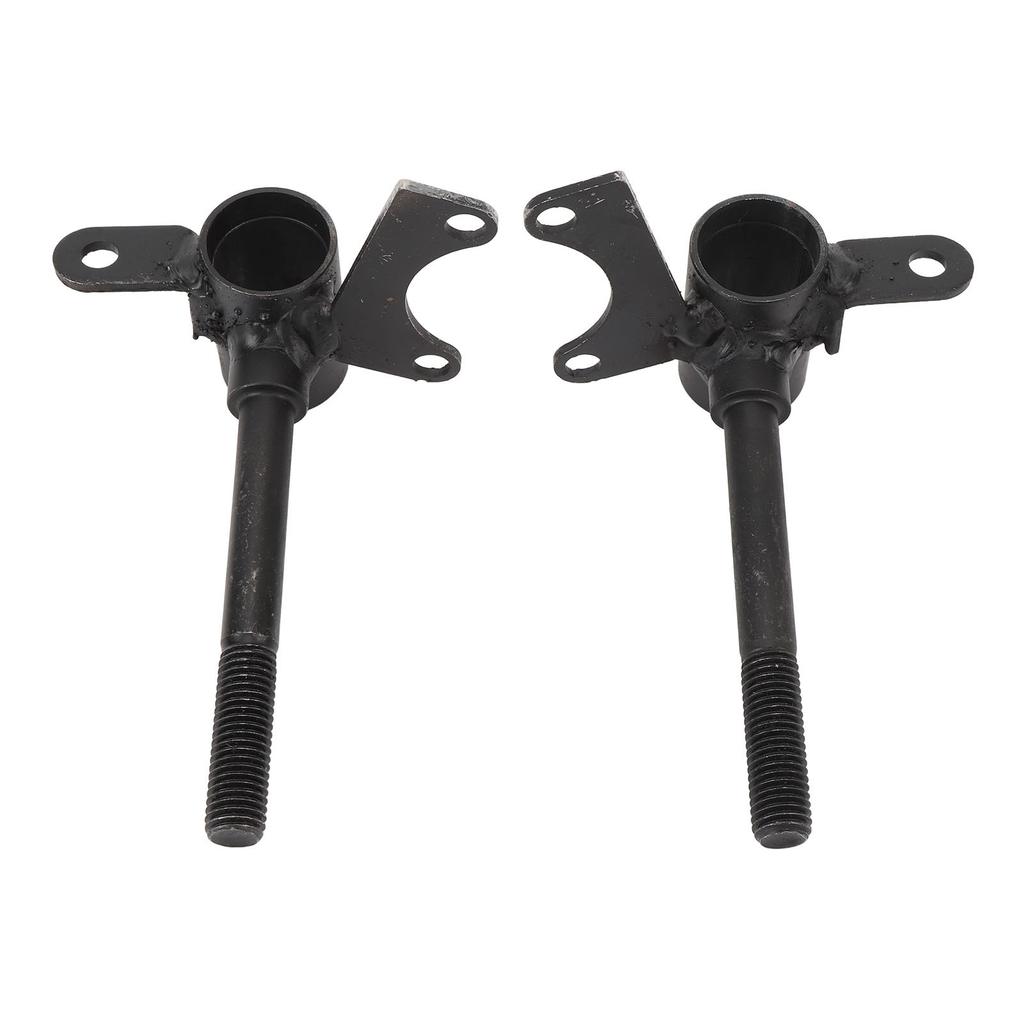 Pair of 10mm Front Wheel Steering Knuckle Spindle for Up To 110cc Go Kart Quad ATV Black