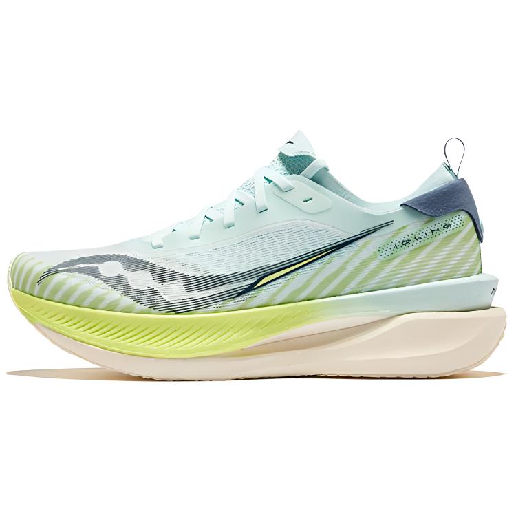 SAUCONY Idling Cruise 2 Low-Top Balanced Cushioning Running Shoes Men Running Shoes White Green Blue S28211-6