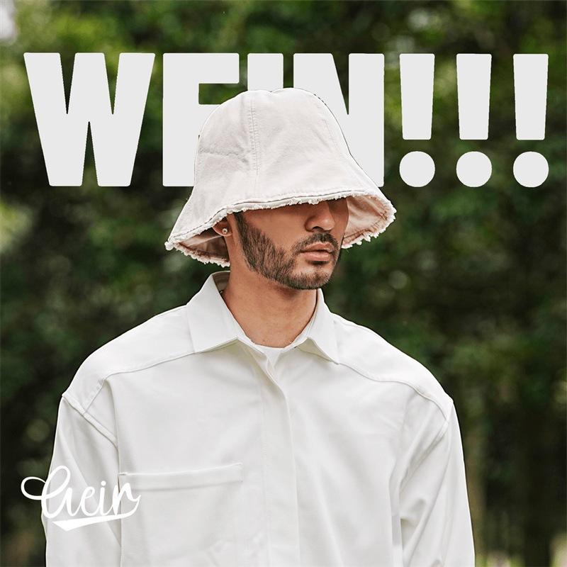 

Simple big head circumference shows the face small hat solid color versatile face protection sunshade basin hat bucket hat bucket hat trend L（60-65cm）