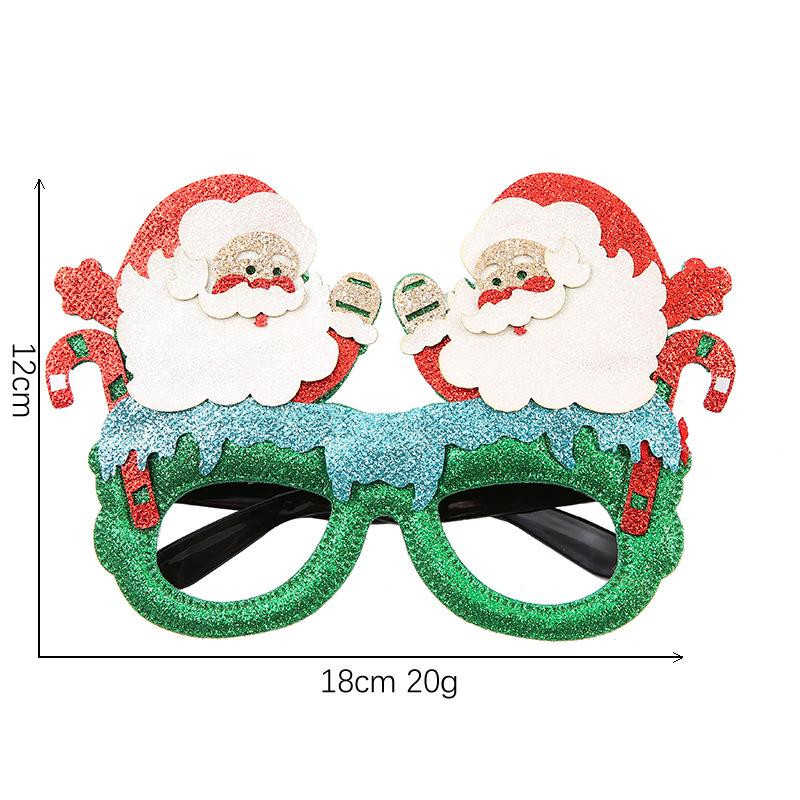 Festive Headband Eyeglass Frames: Christmas, Halloween, Valentine's Day & Party Glasses with Santa Claus Design