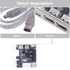 PCIe X1 4 Port Firewire 6Pin Expansion Card PCIE 1394 Chipset Adapter PCIE 1X to 1394 Expansion Card For Desktop PC