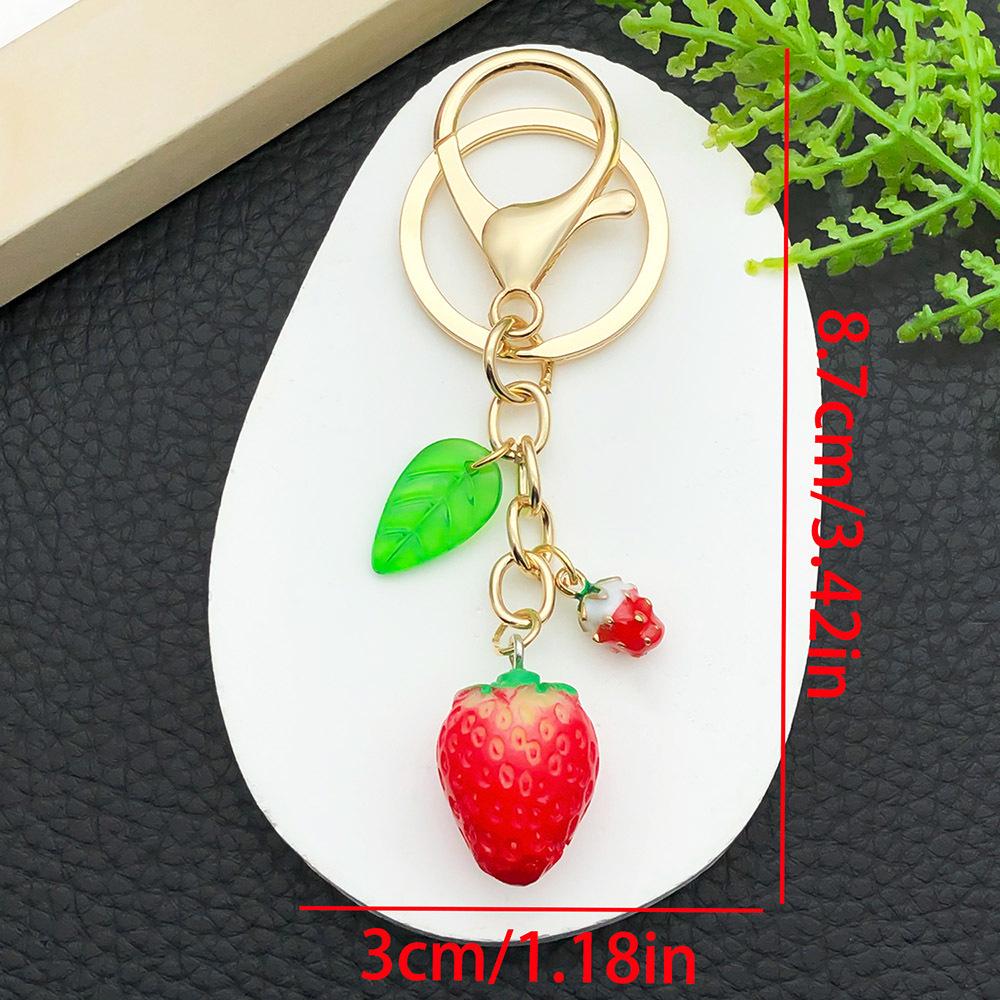 Pink Cherry Blossom Resin 3D Keychain Ornament