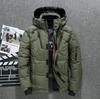 Winter Herren Weiße Entendaunenjacke Lässig Hochwertige Warme Kapuzenjacke Dicker Slim Fit Pufferjacke Mantel Männlicher Mantel Thermo