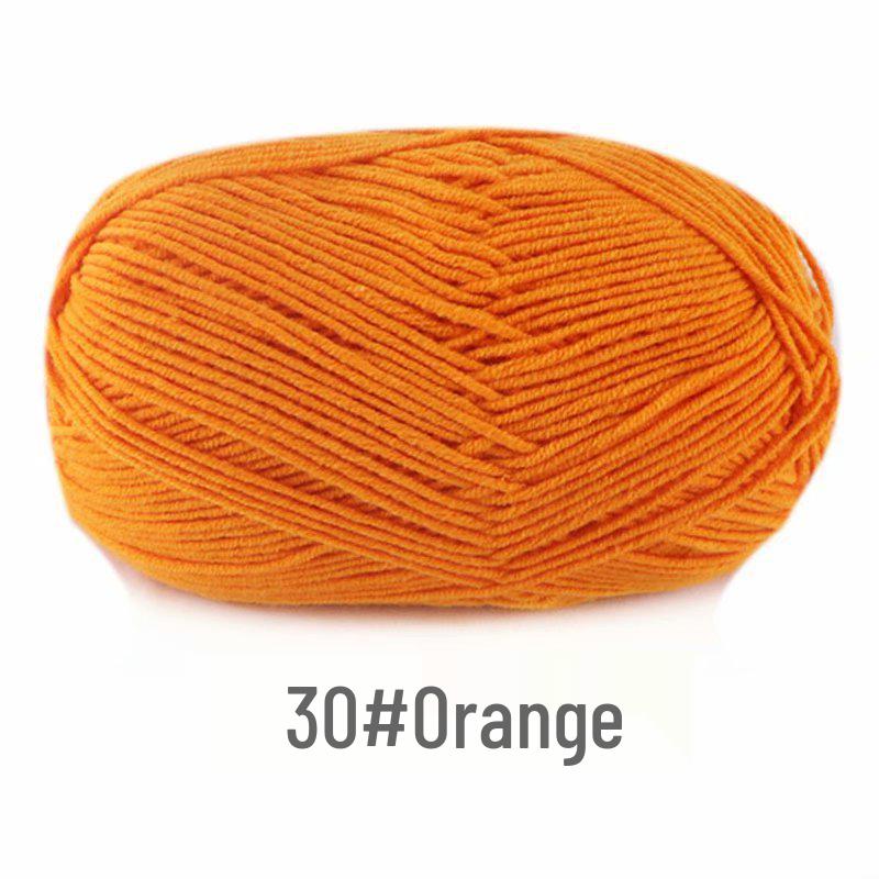 Suhe 4-Ply Combed Milk Cotton Yarn for Crochet & DIY Knitting Projects