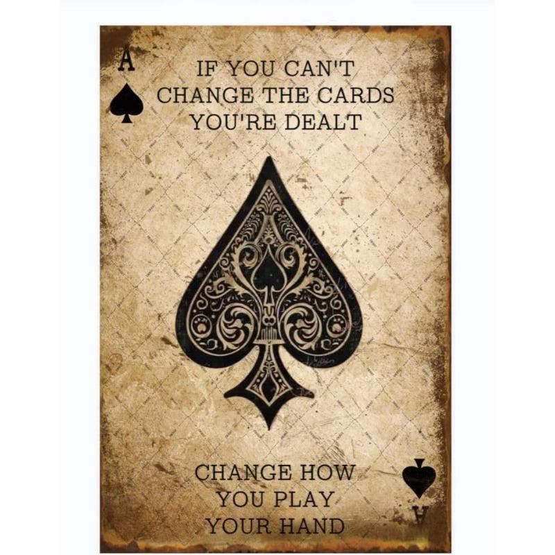 "Live" Word Metal Sign, Retro Wall Art Decor