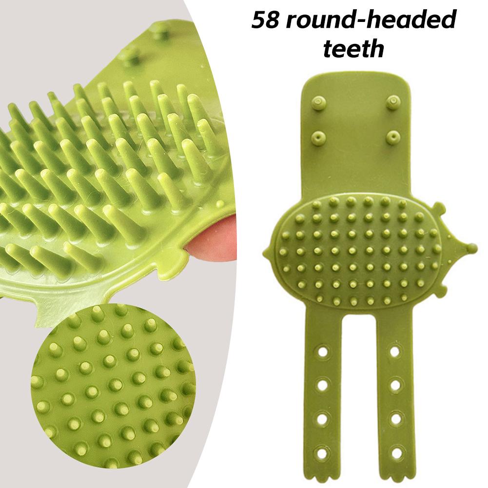 3/1pcs Cat Self Grooming Scratcher Table Legs Protector TPR Cat Cheek Massager Removable Cat Grooming Brush Space-Saving Cat Accessory
