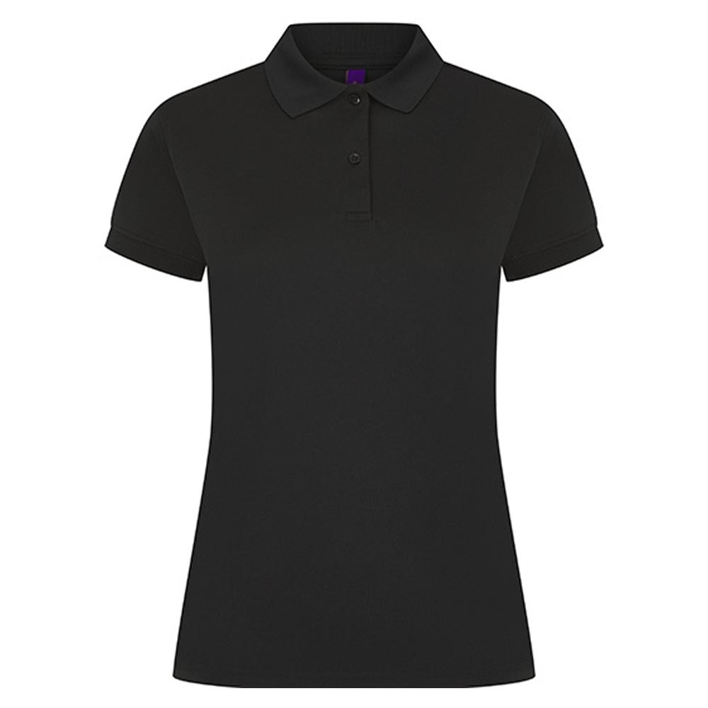 Henbury Womens/Ladies CoolPlus Moisture Wicking Polo Shirt
