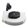 1x White Line Dial Auto Retractable Power Reel Cable With Multiple Plug Options For Global Compatible With Various Socket Types