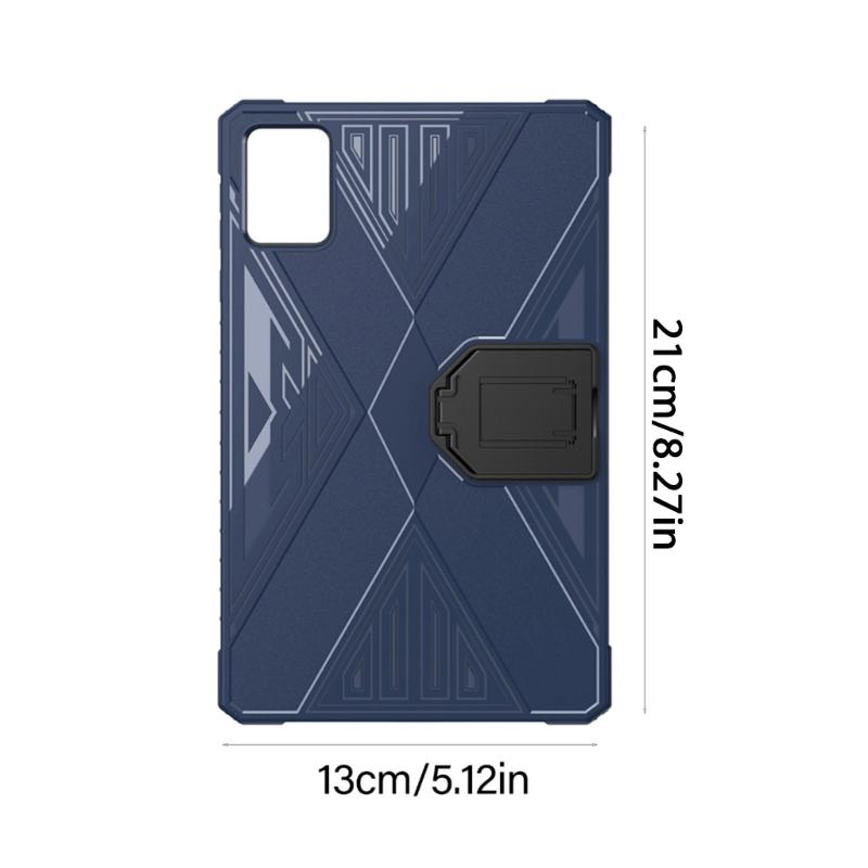 Silicone Case for Legion Y700 2025 Tablet Heavy Duty Shockproof Protective Case Holder with Adjustable Bracket