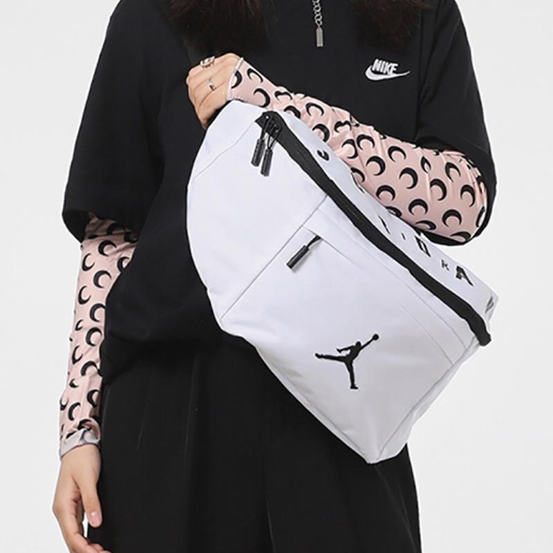 New Jordan Polyester Crossbody Bags Fanny Pack Regular Unisex White JD2123012GS-002