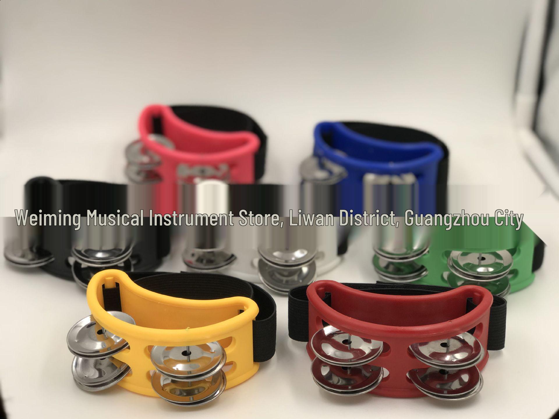KAHONG Foot Tambourine and Bell Drum Percussion Companion