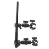 Bike Handlebar Selfie Stick 360 degrees  Rotation Adjustable Double Head Clamp Telescopic Motorcycle Handlebar Stick