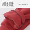 Children's Hoodie Winter New Year Red Baby Clothes with Plush Baby Tops