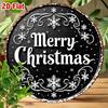 Vintage Metal Christmas Wall Art Sign 8 12.6 20 Inch Snowflake Aluminum Decor Indoor Outdoor Holiday Home