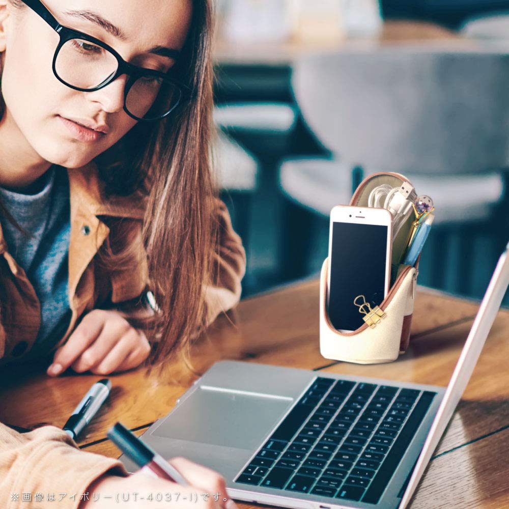 Sonic Pencil Standing Pencil Case, Sma-Sta, Eutrim, Case, Canvas, Ivory, UT-4037-I