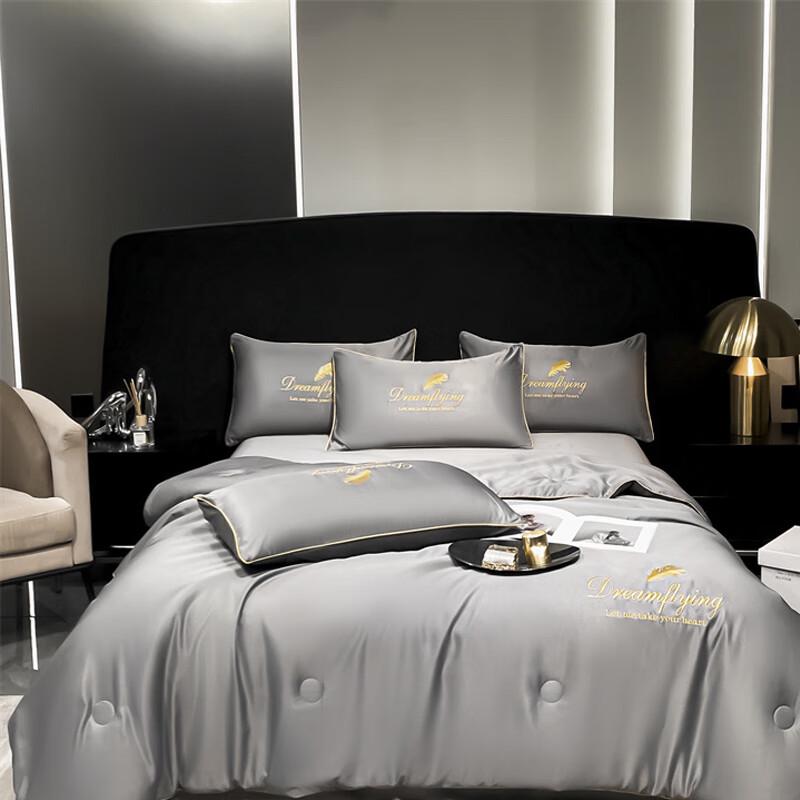 

Zuoyouzhuo Ice Silk Machine Washable Summer Quilt (180x220cm) 180x220cm