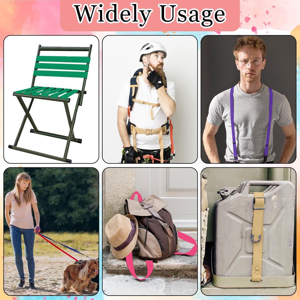 12 Kusů 54M Barevná Polypropylenová Páska 25Mm Široká Šikmá Páska Popruh Na Batoh Polypropylenové Pásky Šicí Páska Na Šití Pro Bat