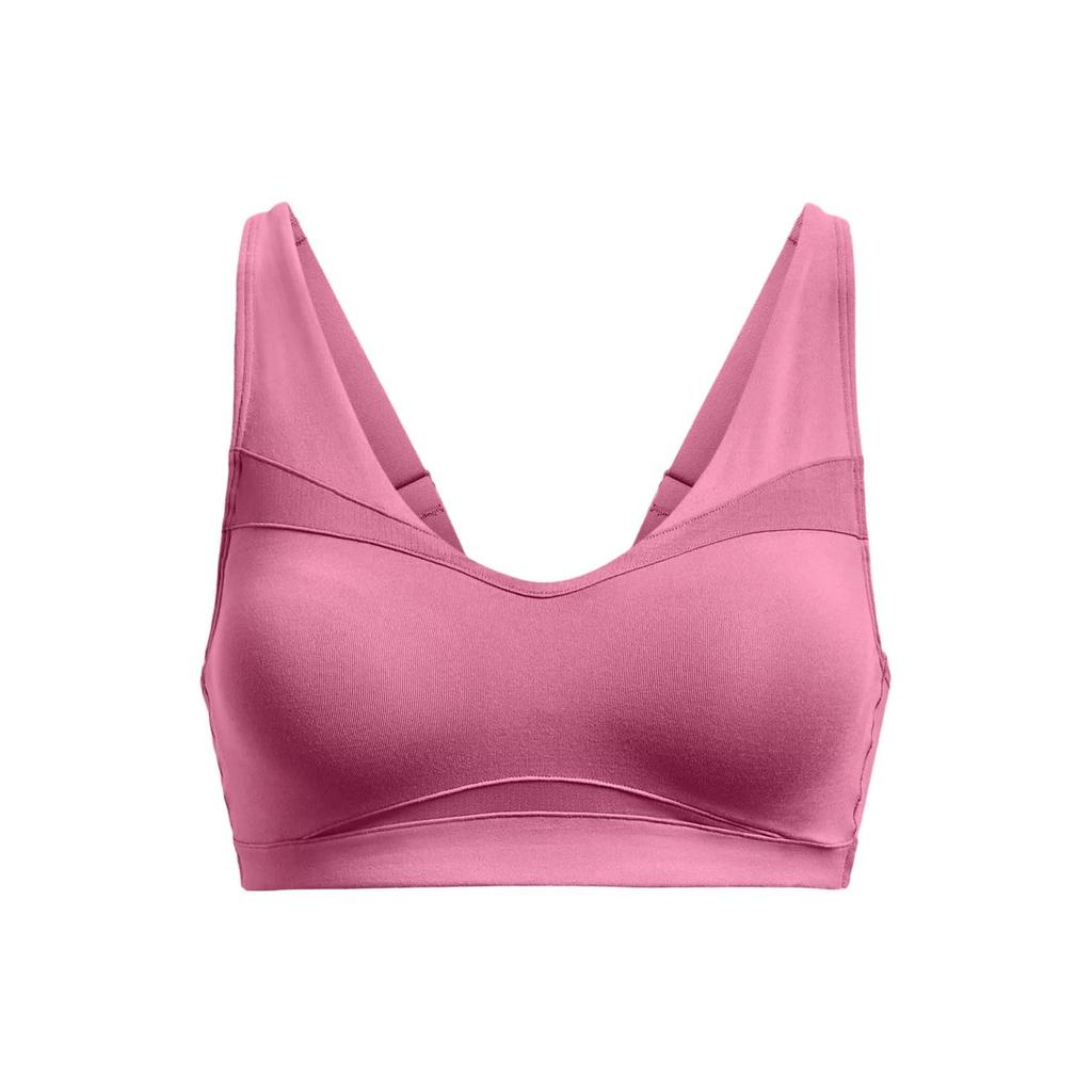Under Armour SmartForm Color Block Breathable Medium Intensity Sports Bra Women Underwear Rhythm-Pink 1373826-669