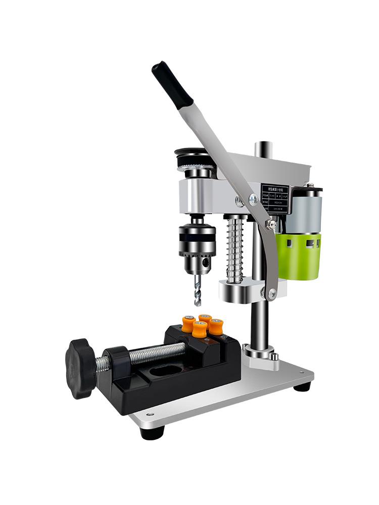 Kompakte Hochpräzisions-Tischbohrmaschine für Uhrenreparatur und DIY-Projekte - Elektrische Bohrmaschine mit variabler Geschwindigkeit