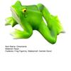Froschfigur, Wasserdichtes Harz-Außenornament, Lebendige Bionische Designskulptur, für Garten Hof Teich Aquarium Landschaftsgestaltung