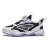 Anta Childrens Red Flame Wear-Resistant Breathable Low-Top Running Shoes Kids Sneakers Black Purple 322419913-3