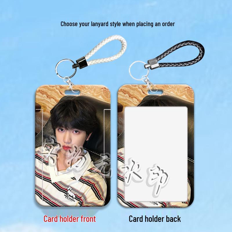 Zhang Guiyuan Student Sliding Card Holder - Handsome Sleeve for Campus, Transportation, or ID Cards